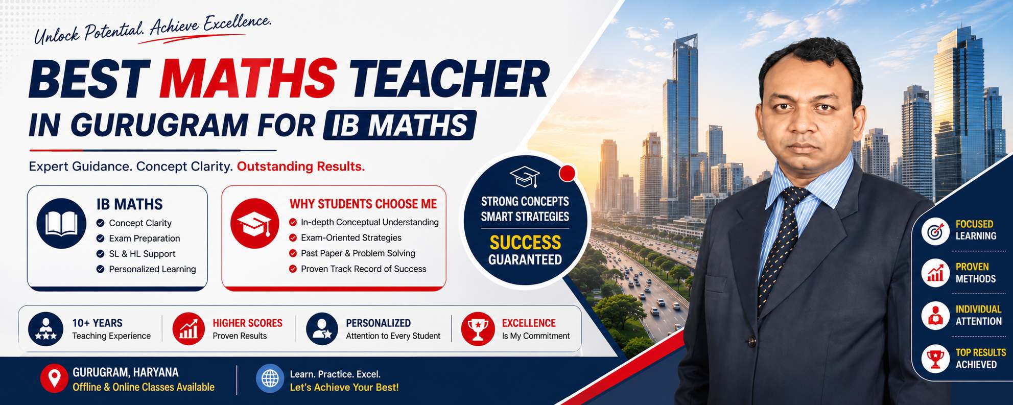best maths teacher in gurugram for IB