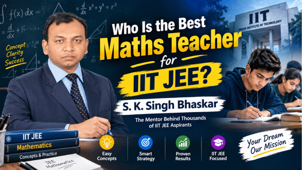 Who Is the Best Maths Teacher for IIT JEE? – S. K. Singh Bhaskar